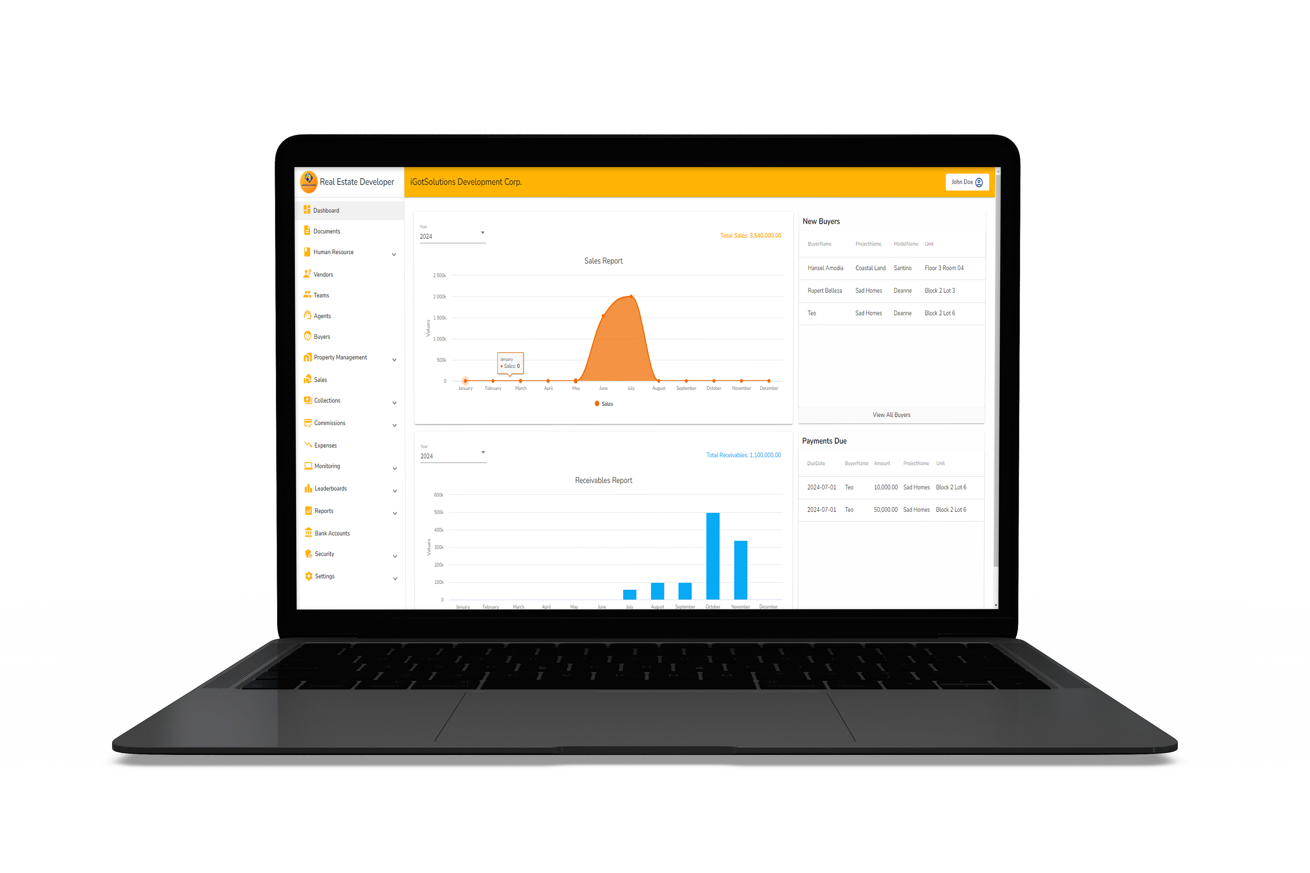 Real Estate Developer System
